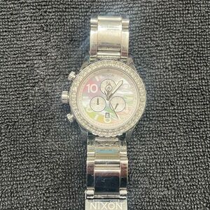 Nixon Silver Multicolor Dial Smartwatch